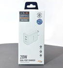 Mobigo PD 20W Dual Port Home Charger GO20PD.  RRP $34.95