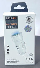 Mobigo Safe Charging 3.1A Car Charger GO221 RRP $13.95