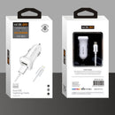 Mobigo GO-202 dual USB fast car charger with lightning cable RRP $22.00