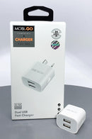 MOBIGO Dual USB Wall Charger RRP $22.00