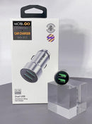 Mobigo GO-205 dual USB aluminum allog fast car charger RRP $12.95
