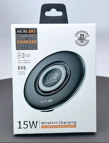 Mobigo 15W wireless charger GW702 RRP $54.95
