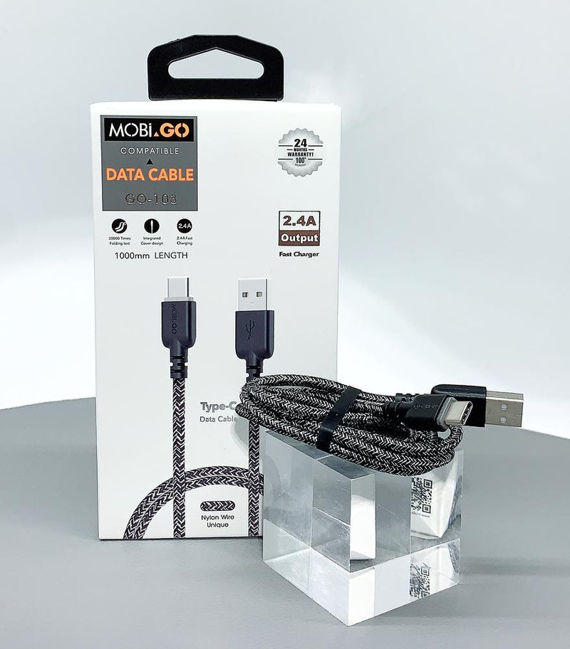 Mobigo GO-103/1M type-c fast braided cable RRP $15.00