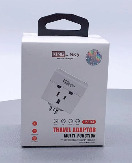 Kinglink multi function travel adapter P303 RRP $23.90