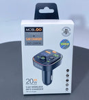 Mobigo PD 20W FM MP3 car charger GO208FM RRP $49.95