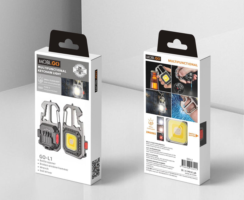 Multifunctional Keychain Light - Type C Charging Interface RRP $26.40