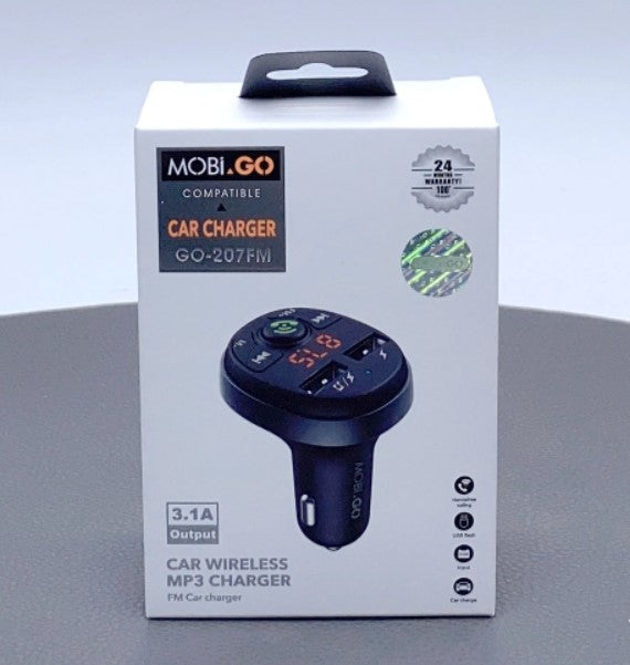 Mobigo Car Wireless MP3 Charger GO207FM RRP $42.00